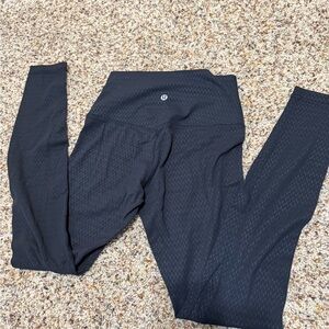 Lululemon Black Printed Leggings
